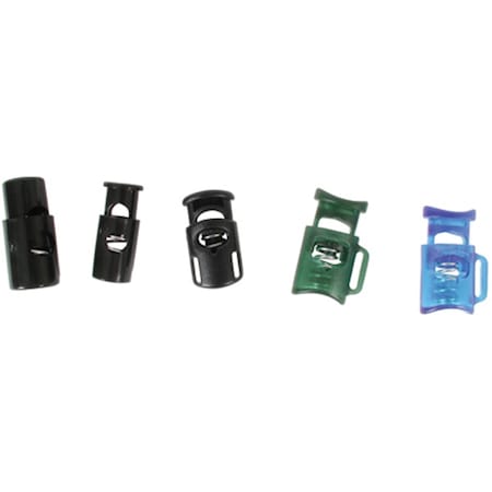 Liberty Mountain Posi Grip .19in. Cord Lock, Black, 6PK 147563